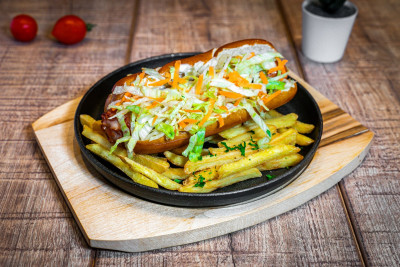 Garlic Pretzel Melt