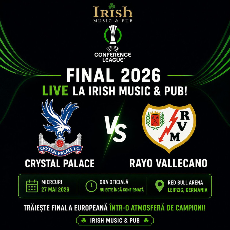 Proiectie Finala Conferece League Crystal Palace - Rayo Vallecano