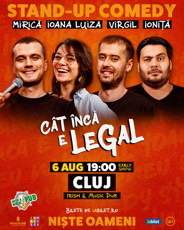 Stand-up Comedy cu Mirică, loana Luiza, Virgil Ciulin și Alex Ioniță