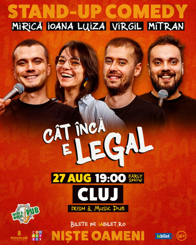 Stand-up Comedy cu Mirică, loana Luiza, Virgil Ciulin și Mitran