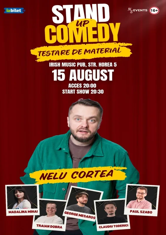 Stand-Up Comedy - Testare de material cu Cortea, George, Mădălina, Szabo, Toderici și Traian