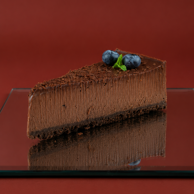 Cheesecake Vegan cu Ciocolată Neagră