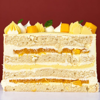 Tort de Vanilie cu Mango