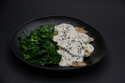 Pollo gorgonzola e spinaci