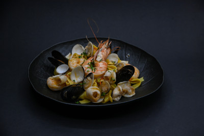 Tagliatelle con Frutti di Mare