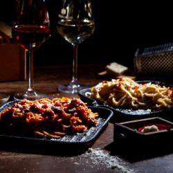 Pasta & Wine, It's devine!